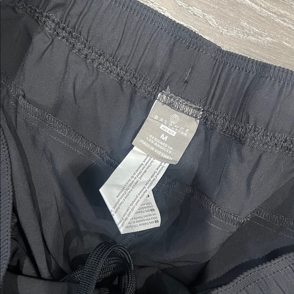 Balance Collection Men's Black Joggers - Picture 2 of 4